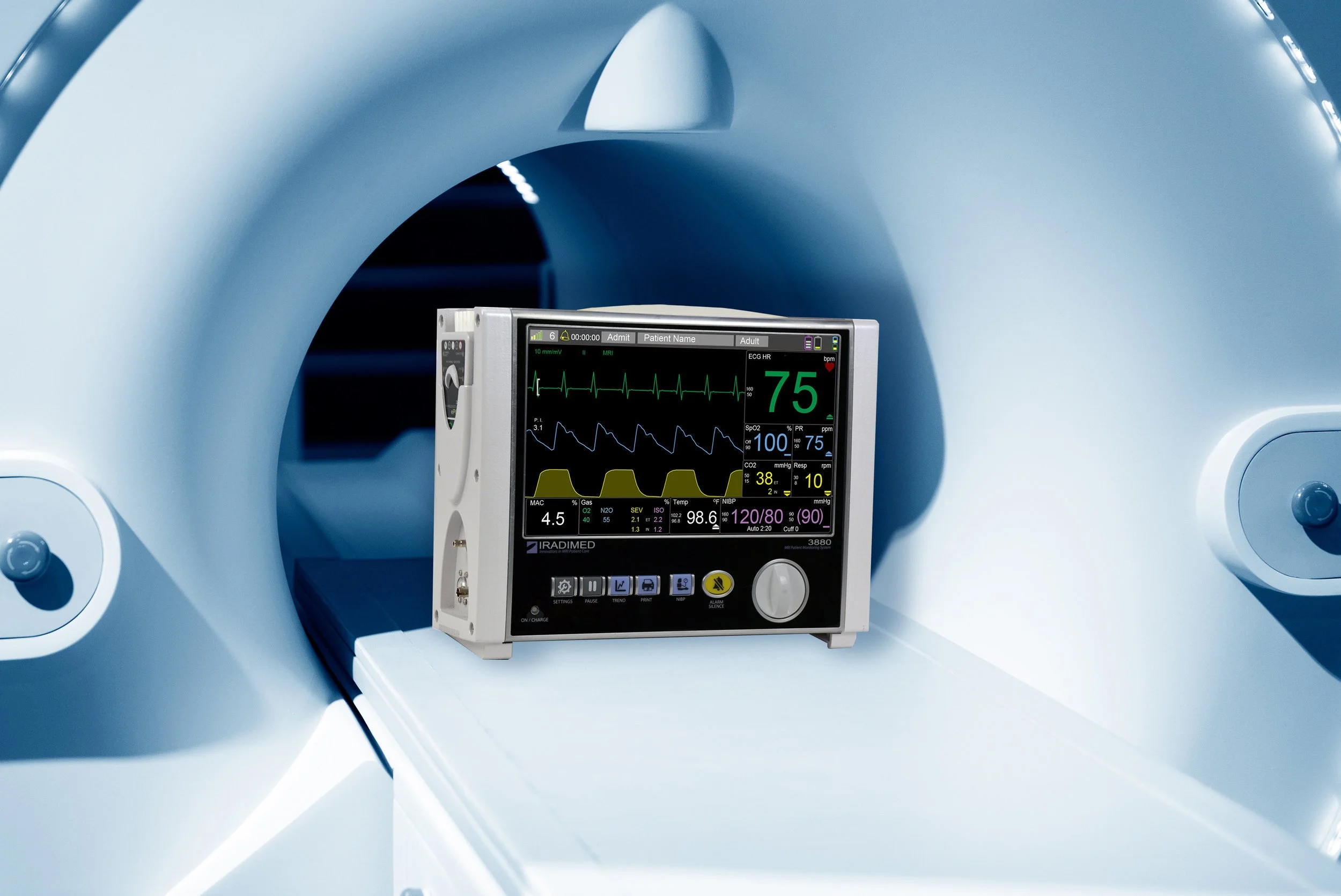 Monitor Theo Doi Benh Nhan Trong Phong MRI